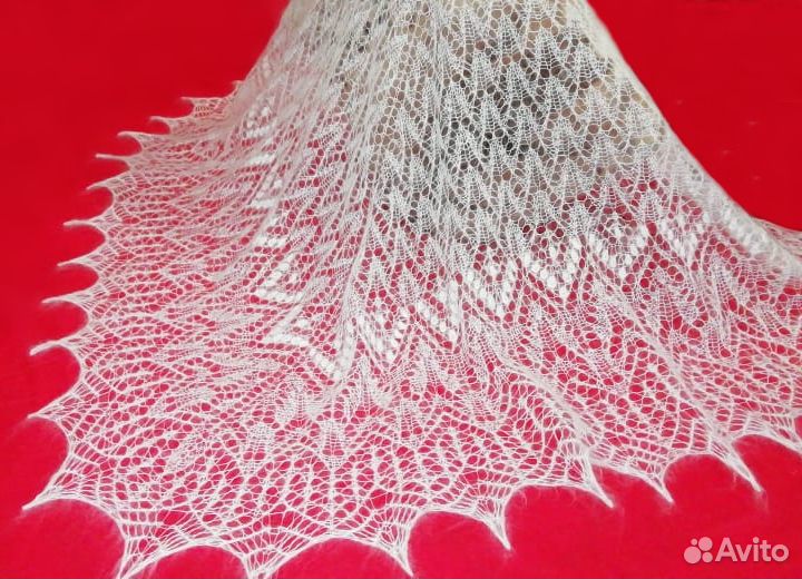 Шаль /платок/накидка из мохера (новая)