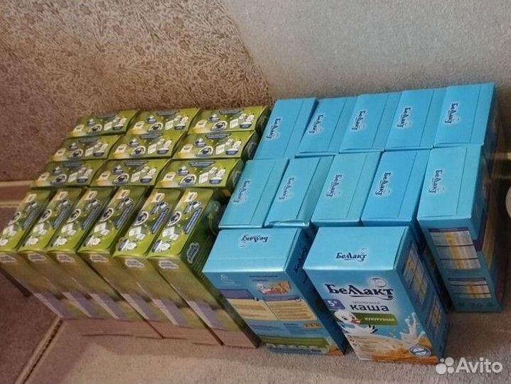 Детское питание каши и кисломолочный смесь