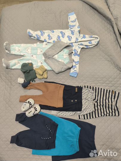 Вещи пакетом для мальчика 62 68 74 86 р
