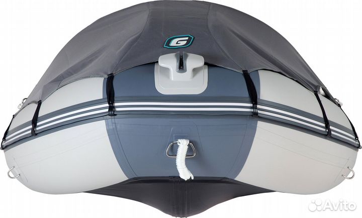 Лодка пвх Gladiator C330AL светло/темно-серый