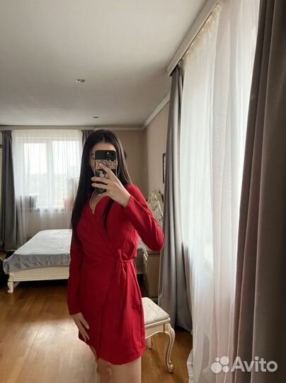 Платье на запах xs-s