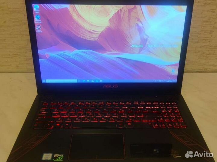 Игровой ноутбук asus fx570ud-dm191t