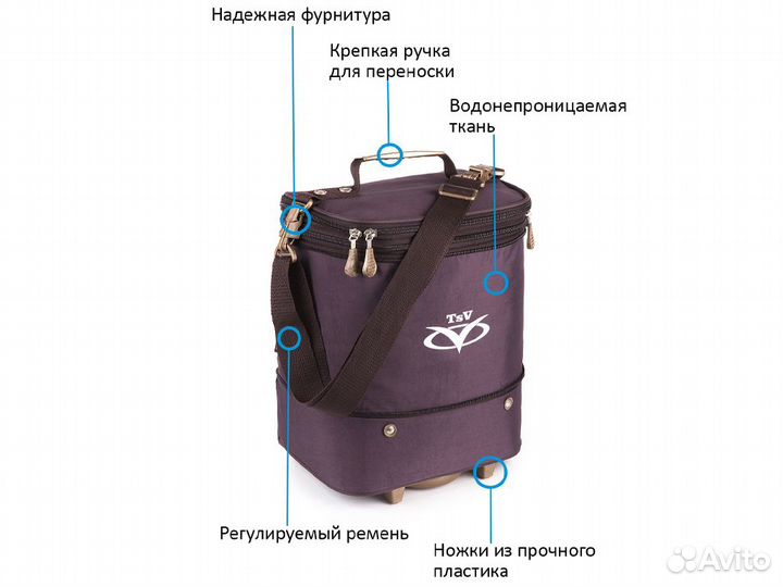 Сумка-чемодан для авиакомпании Победа