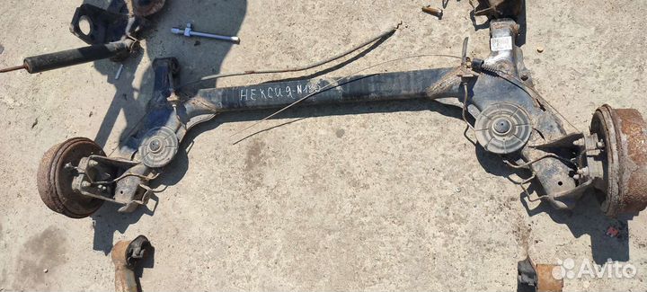 Балка задняя daewoo nexia в сборе