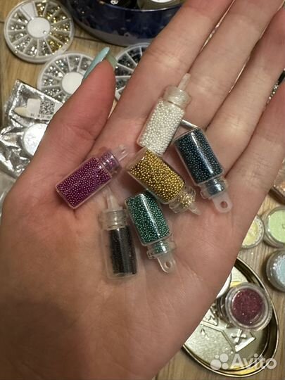 Набор для наращивания и декорирования ногтей