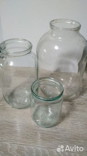 Банки стеклянные разные