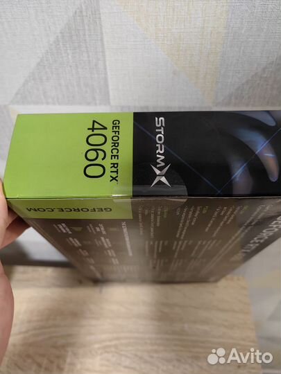 Видеокарта RTX4060 palit stormx 8GB