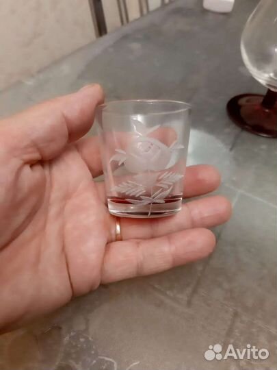 Набор новый бокалы со стопками