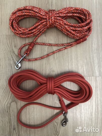 Прогулочный тренировочный следовой поводок 10-15м