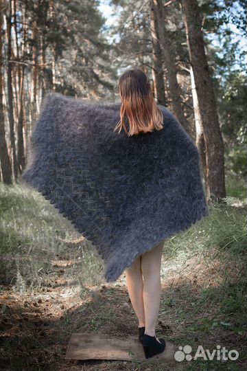 Пуховый платок