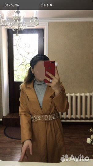 Плащ тренч женский 44 размер