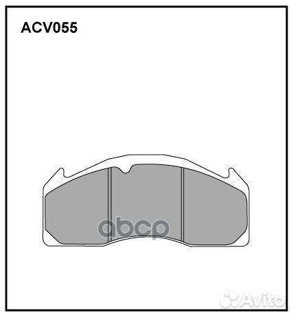 Колодки тормозные дисковые WVA (29277 29125) HCV