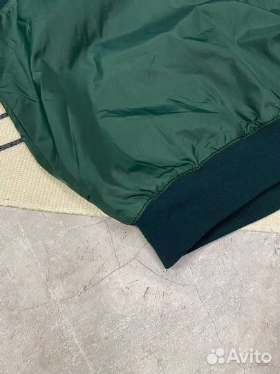 Винтажный нейлоновый жилет с флисовой подкладкой