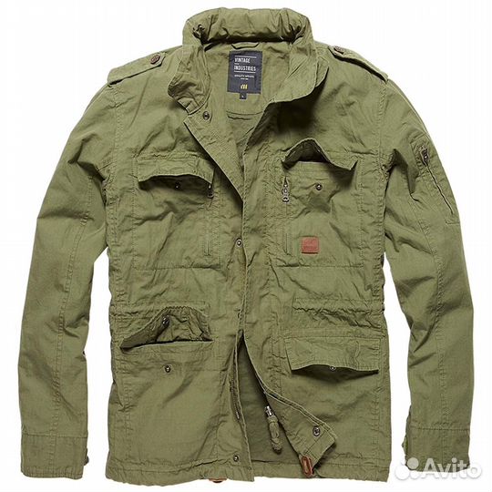 22718 Куртка Vintage Industries Cranford olive dra