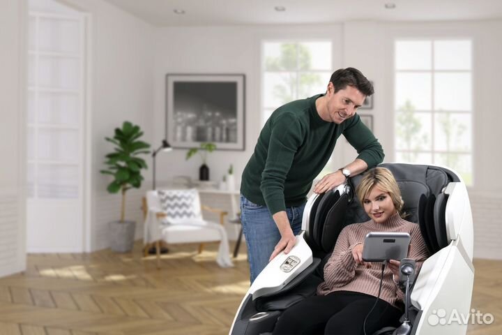 Массажное кресло премиум-класса Skyliner 2 (белое)