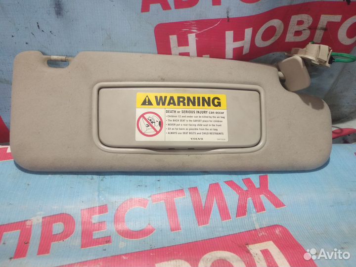 Солнцезащитный козырек правый Вольво S80