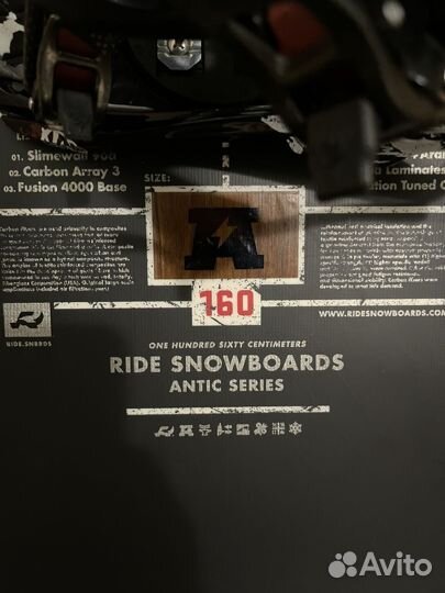 Сноуборд Ride Antic + крепления + ботинки