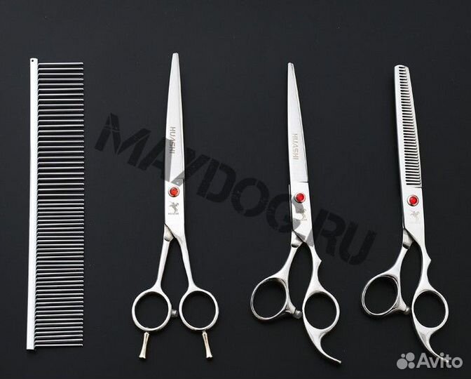 Набор ножниц для стрижки 7 huashi