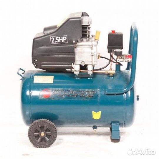 Компрессор 50л поршневой с прямым приводом 1.86кВт