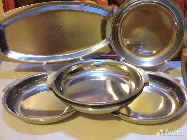 Тарелки из нержавейки СССР