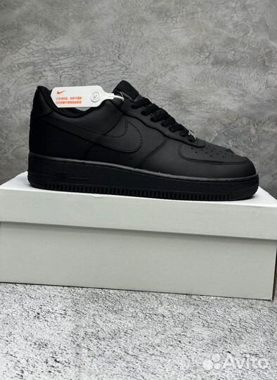 Кроссовки Nike Air Force 1 Supreme Black