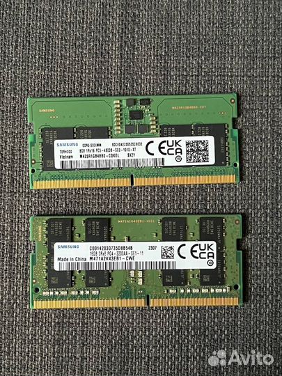 Оперативная память для ноутбука Samsung DDR5