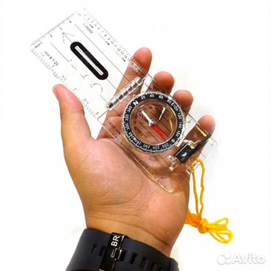 31346 Компас планшетный Следопыт жидкостный с визи