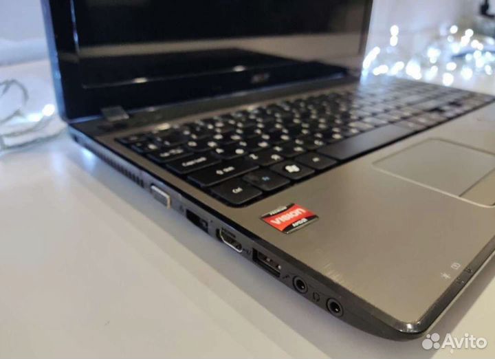 Шустрый ноутбук Acer на ssd + сумка и мышка