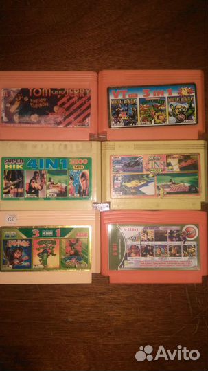 Картриджи dendy из 90х