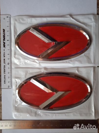 Комплект эмблем на kia sportage 3