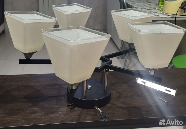 Люстра потолочная подвесная бу