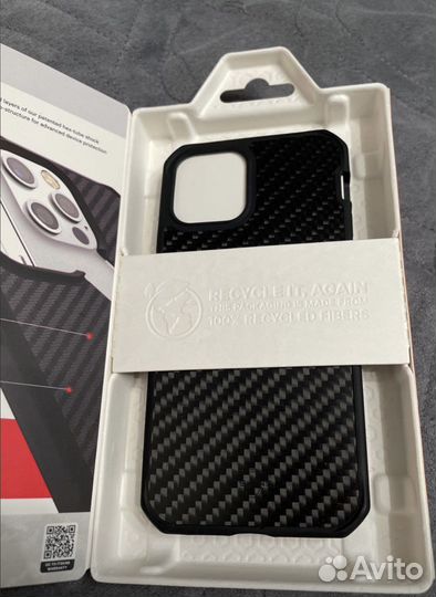 Чехол на iPhone 12 mini / Itskins hybrid carbon
