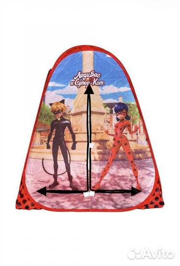 Палатка детская игровая леди баг