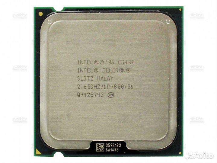 Celeron Dual E3400 LGA775/2.60GHz/1M/800MHz/Slgtz