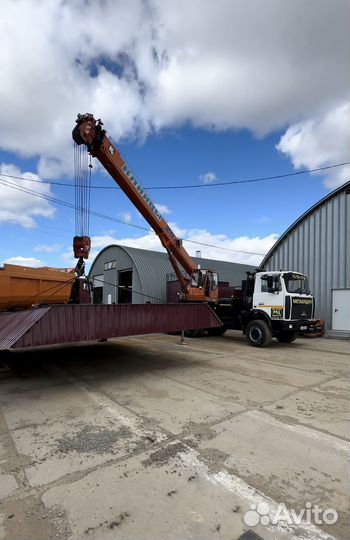 Аренда и услуги автокрана, 25 т, 23 м
