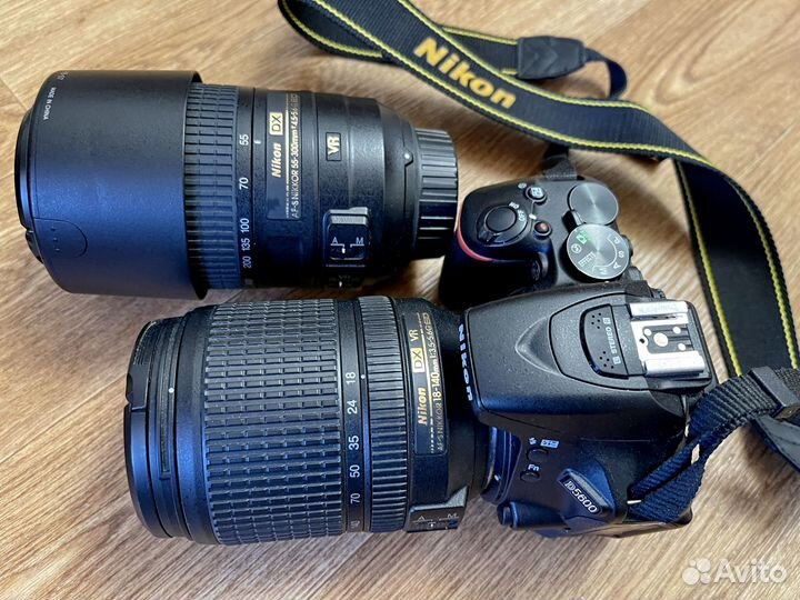 Фотоаппарат Nikon D5600 + 2 объектива