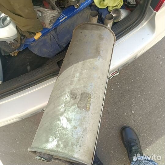 Глушитель на Golf 4