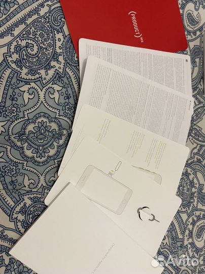 Пустая коробка от iPhone 7 128 gb с чехлом