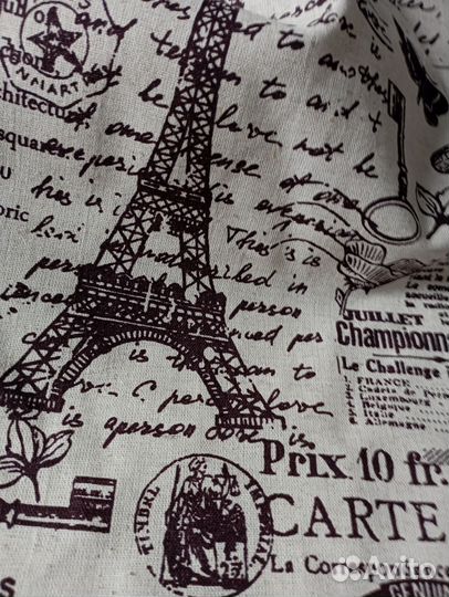 Ткань полулен Винтаж