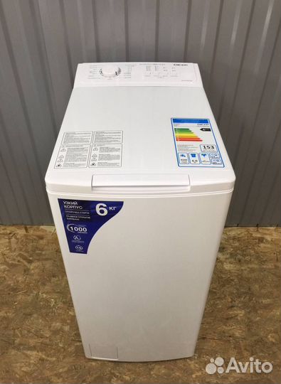 Стиральная машина Dexp 6 кг Вертик-я загр (новая)