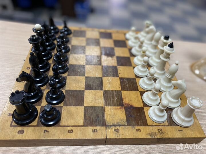 Шахматы СССР пластик