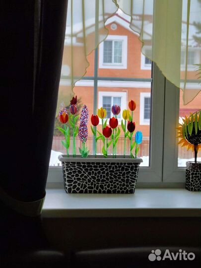 Цветы из стекла. Фьюзинг