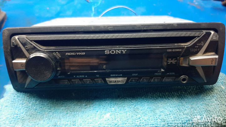 Магнитола sony CDX-G1100UE