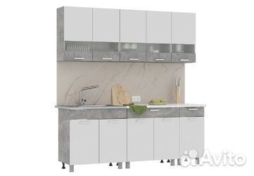 Кухня Денвер 2 м готовое решение в наличии