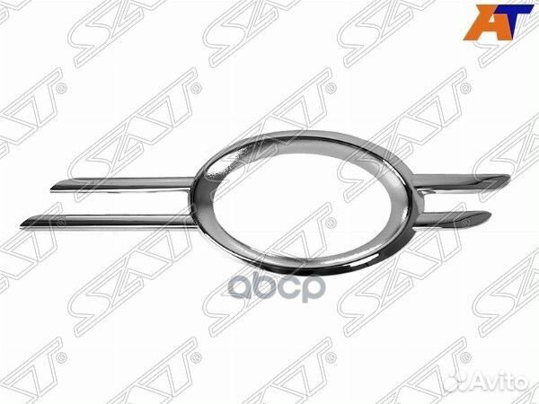 Молдинг оправы птф mercedes W211 06-09 LH хром