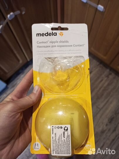 Накладки на грудь medela новые