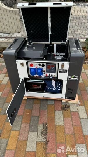 Генератор дизельный 10 кВт G-power однофазный 1100