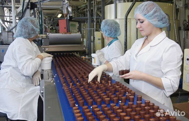 Вахта. Упаковщик(ца) на шоколадное производство