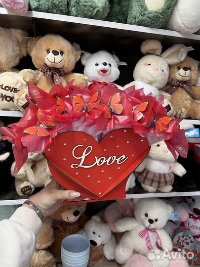 Букет с бабочками 25шт