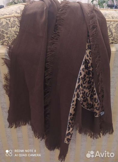 Платок на шею, палантин mosi (шерсть, акрил)